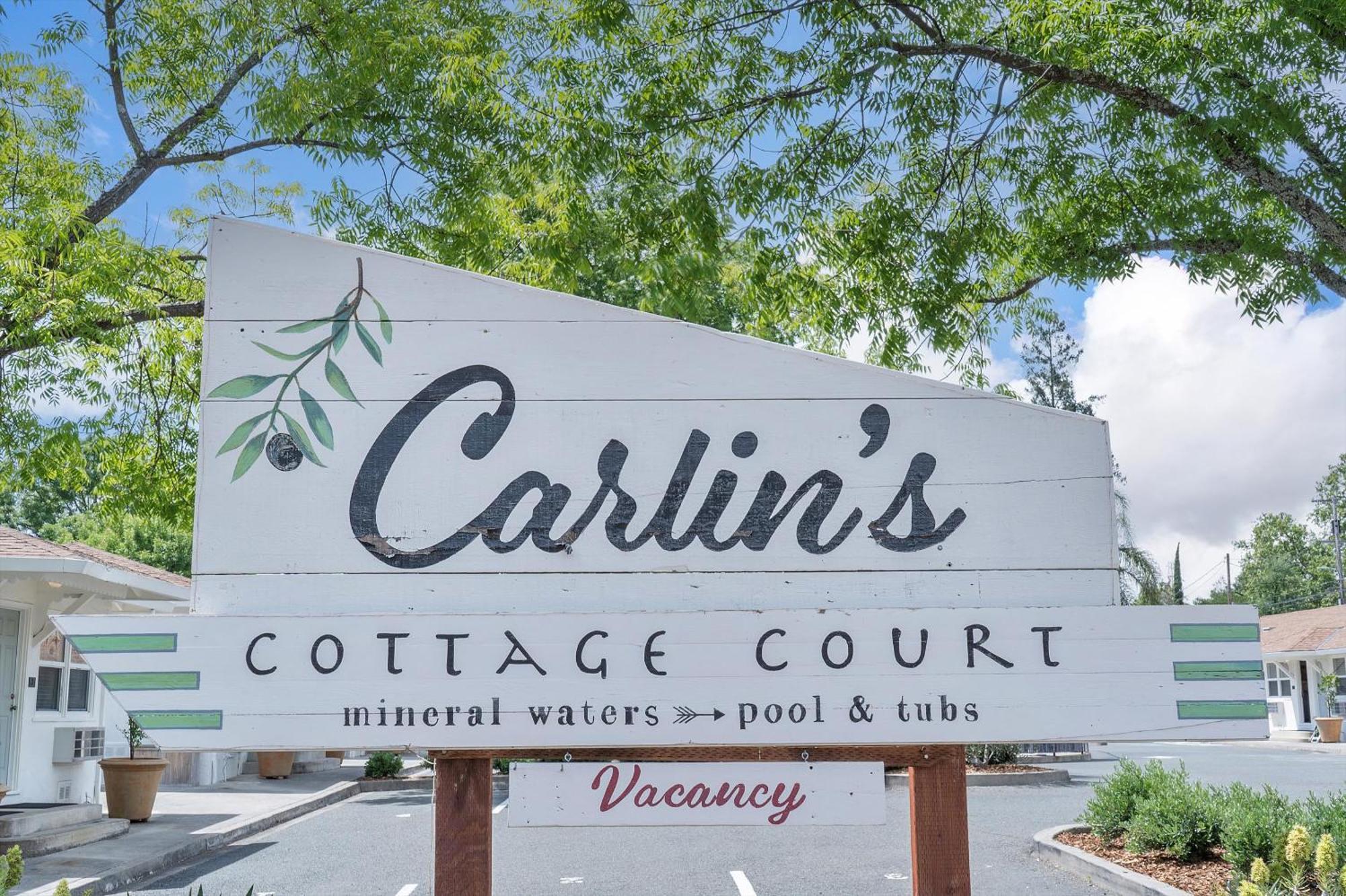 Carlin'S Cottage Court Calistoga Exterior photo